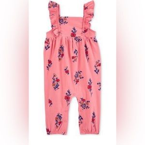 2/$15 NWOT Carter’s Floral Jumpsuit Overalls